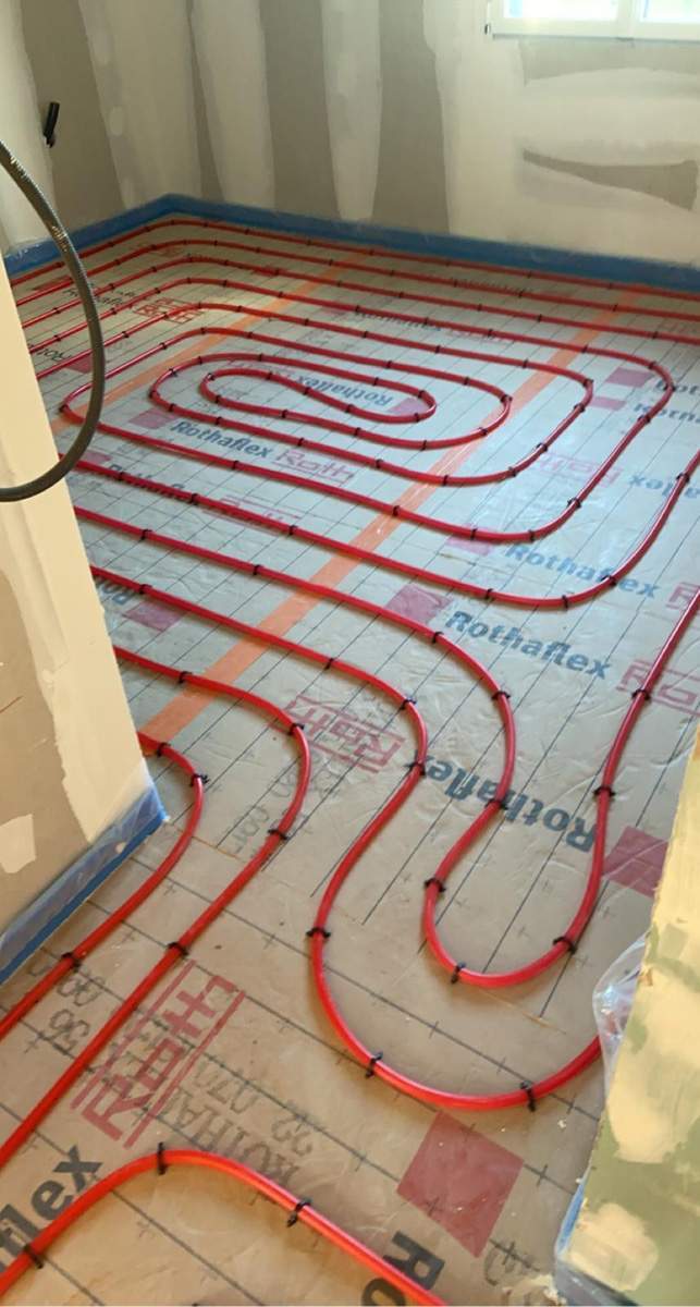 Réalisation du chauffage au sol Fontenay-Trésigny